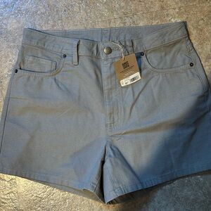 New Patagonia river rock green womens shorts size 10 outdoor organic cotton